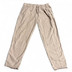 PATAGONIA ISLAND HEMP BEACH PANTS WOMEN'S TAN SIZE M